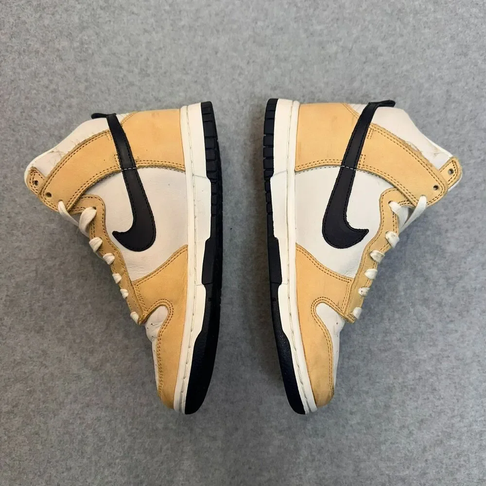Nike Dunk High Premium Sesame Obsidian Women's Size 5 DX2044-101